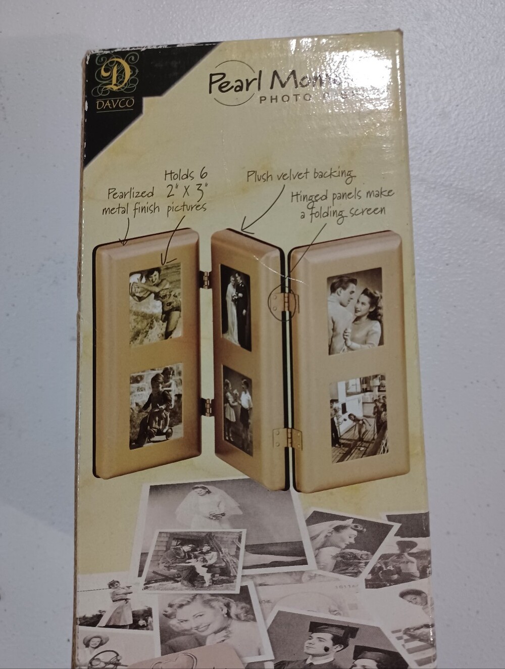 Pearl Moments Foldable Photo Frame - Cream by